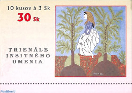 Slovakia 1997 Art Trienale Booklet, Mint NH, Stamp Booklets - Art - Paintings - Neufs