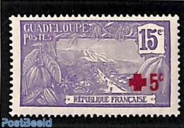 Guadeloupe 1917 Red Cross 1v, Unused (hinged), Health - Red Cross - Nuovi