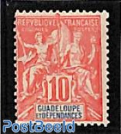 Guadeloupe 1900 10c, Stamp Out Of Set, Unused (hinged) - Nuevos