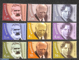 Romania 2022 Personalities 9v, Mint NH - Unused Stamps