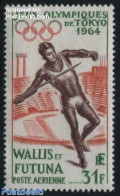 Wallis & Futuna 1964 Olympic Games Tokyo 1v, Unused (hinged), Sport - Athletics - Olympic Games - Atletiek