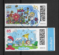 BRD/Bund 2022 Kinder/Schlümpfe Mi.Nr. 3701/17 Gestempelt - Used Stamps