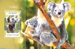 Sao Tome/Principe 2014 Koala Bears S/s, Mint NH, Nature - Animals (others & Mixed) - Wild Mammals - Sao Tomé E Principe