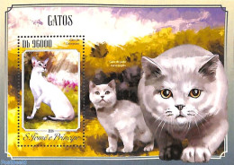 Sao Tome/Principe 2014 Cats S/s, Mint NH, Nature - Cats - Sao Tome Et Principe