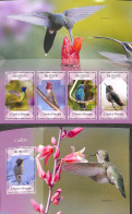 Sao Tome/Principe 2014 Hummingbirds 2 S/s, Mint NH, Nature - Birds - Hummingbirds - Sao Tome En Principe