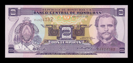 Honduras 2 Lempiras 2004 Pick 80Ae Sc Unc - Honduras