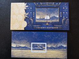 France 2023 Train Railway Train ORIENT EXPRESS 1883 2023 Locomotive Ms1v Mnh SOUVENIR - Nuevos