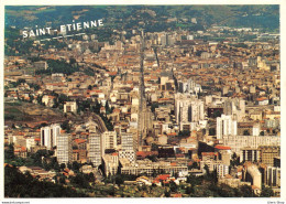 Saint-Étienne (42) - Vue Générale De La Ville - Au Centre La Grand'Rue 7 Kms- Éditions De La Morlandière Cpm - Saint Etienne