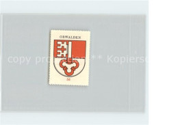 11667150 Obwalden Briefmarke Wappen Kaffee Hag Obwalden - Otros & Sin Clasificación