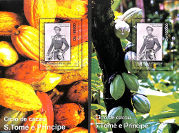 Sao Tome/Principe 2010 Cacao 2 S/s, Mint NH, Health - Food & Drink - Alimentazione