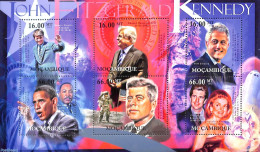 Mozambique 2012 J.F. Kennedy 6v M/s, Mint NH, History - Transport - American Presidents - Space Exploration - Mosambik