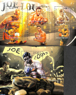 Mozambique 2012 Joe Louis 2 S/s, Mint NH, Sport - Boxing - Sport (other And Mixed) - Boxeo