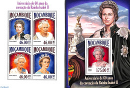 Mozambique 2013 Queen Elizabeth II, 2 S/s, Mint NH, History - Kings & Queens (Royalty) - Case Reali