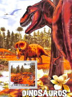 Sao Tome/Principe 2010 Dinosaurs S/s, Mint NH, Nature - Prehistoric Animals - Prehistóricos