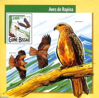 Guinea Bissau 2015 Birds Of Prey S/s, Mint NH, Nature - Birds - Birds Of Prey - Guinea-Bissau