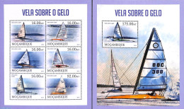 Mozambique 2013 Candle On The Ice 2 S/s, Mint NH, Sport - Transport - Sailing - Ships And Boats - Segeln
