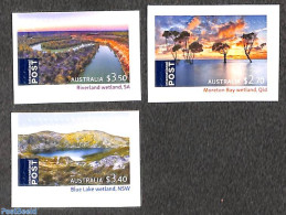 Australia 2021 Wetlands 3v S-a, Mint NH, Nature - Trees & Forests - Nuevos