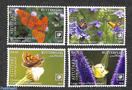 Aitutaki 2020 Butterflies 4v, Mint NH, Nature - Butterflies - Aitutaki