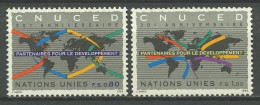 N.U. GENEVE 1994 N° 279/280 ** Neufs MNH  Superbes C 3.60 € CNUCED Commerce Développement - Ungebraucht