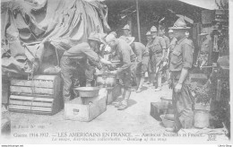 WW1 - Guerre 1914-1917 - Les Américains En France - Distribution Individuelle De La Soupe - Éd. ND CPA - War 1914-18