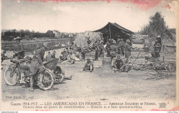 WW1 - Guerre 1914-1917 - Les Américains En France - Cuisine Dans Un Centre De Ravitaillement - Side-car - Éd. ND CPA - War 1914-18