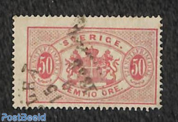 Sweden 1881 50o, On Service, Perf. 13, Used, Used Stamps - Autres & Non Classés