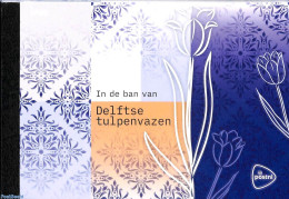 Netherlands 2022 Delft Tulip Vases, Prestige Booklet, Mint NH, Stamp Booklets - Art - Art & Antique Objects - Ceramics - Libretti