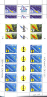 New Caledonia 1991 Provinces 3 M/swith Tabs (=10 Sets), Mint NH, Various - Maps - Ongebruikt