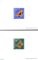 Afars And Issas 1976 Butterflies 2 Epreuves De Luxe , Mint NH, Nature - Butterflies - Nuovi