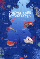 France 2022 Shellfish S/s, Mint NH, Nature - Shells & Crustaceans - Ongebruikt