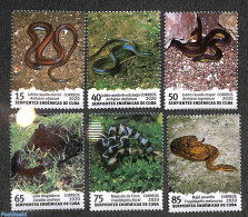 Cuba 2020 Snakes 6v, Mint NH, Nature - Reptiles - Snakes - Ongebruikt