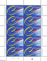 Armenia 2001 European Council M/s, Mint NH, History - Europa Hang-on Issues - Europese Gedachte