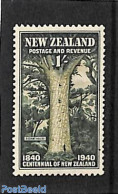 New Zealand 1940 1Sh, Stamp Out Of Set, Mint NH, Nature - Trees & Forests - Nuovi