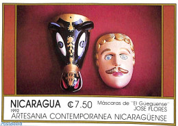 Nicaragua 1992 Contemporary Art S/s (not Valid For Postage), Mint NH, Art - Sculpture - Skulpturen