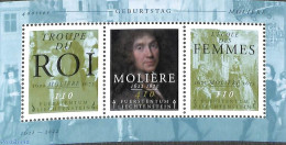 Liechtenstein 2022 Moliere S/s, Mint NH, Performance Art - Theatre - Art - Authors - Nuevos