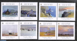 Isle Of Man 2022 Our Cregneash Home 8v (4x[:]), Mint NH, Art - Paintings - Isla De Man