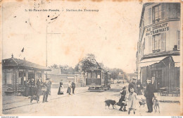 SAINT-MAUR (94) - Station Des Tramway En 1904 - Éditeur Pouydebat - CPA - Saint Maur Des Fosses