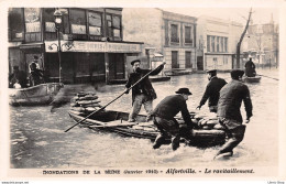 ALFORTVILLE (94) - Carte-Photo - Inondations De La Seine Janvier 2010 - Le Ravitaillement - Alfortville