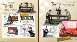 Guinea Bissau 2012 Table Tennis 2 S/s, Mint NH, Sport - Sport (other And Mixed) - Table Tennis - Tenis De Mesa