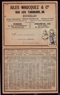 218/41 - IMPRIME TP Casqué Bruxelles 1920 Vers MERSCH GD Luxembourg - Composition D' Affranchissement RARE - 1919-1920  Cascos De Trinchera