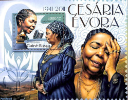 Guinea Bissau 2012 Cesaria Evora S/s, Mint NH, Performance Art - Music - Musik