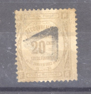 0ob  0414  -  France -  Taxes   :  Yv  45a  (o) - 1859-1959 Afgestempeld