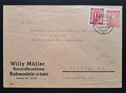 West-Sachsen 1946, Bedarfsbrief Rabenstein Bei Chemnitz MiF - Cartas & Documentos