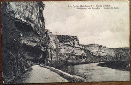 Cpa 24 Dordogne, Les Eyzies, Gorge D'Enfer, Restaurant Du Paradis, éd O.D.P, écrite En 1905 - Les Eyzies