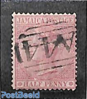 Jamaica 1870 1/2d, WM Crown-CC, Used A44 (=Goshen), Used Stamps - Jamaique (1962-...)
