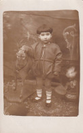 Foto Cartolina D'epoca - Tematica Bambini  Con Giocattolo - Anonymous Persons