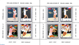 Korea, North 1986 Tennis S/s Pair, Mint NH - Korea (Nord-)