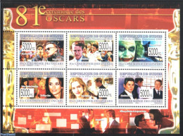 Guinea, Republic 2009 Oscars M/s, Mint NH, Performance Art - Film - Movie Stars - Cinema