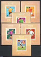 Ajman 1970 World Cup Football Mexico 6 S/s, Mint NH, Sport - Football - Ajman