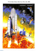 Antigua & Barbuda 1999 Space Shuttle 6v M/s, Mint NH, Transport - Space Exploration - Antigua E Barbuda (1981-...)